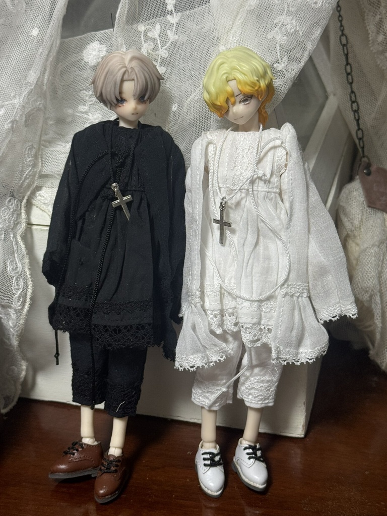 コットンレースドレス