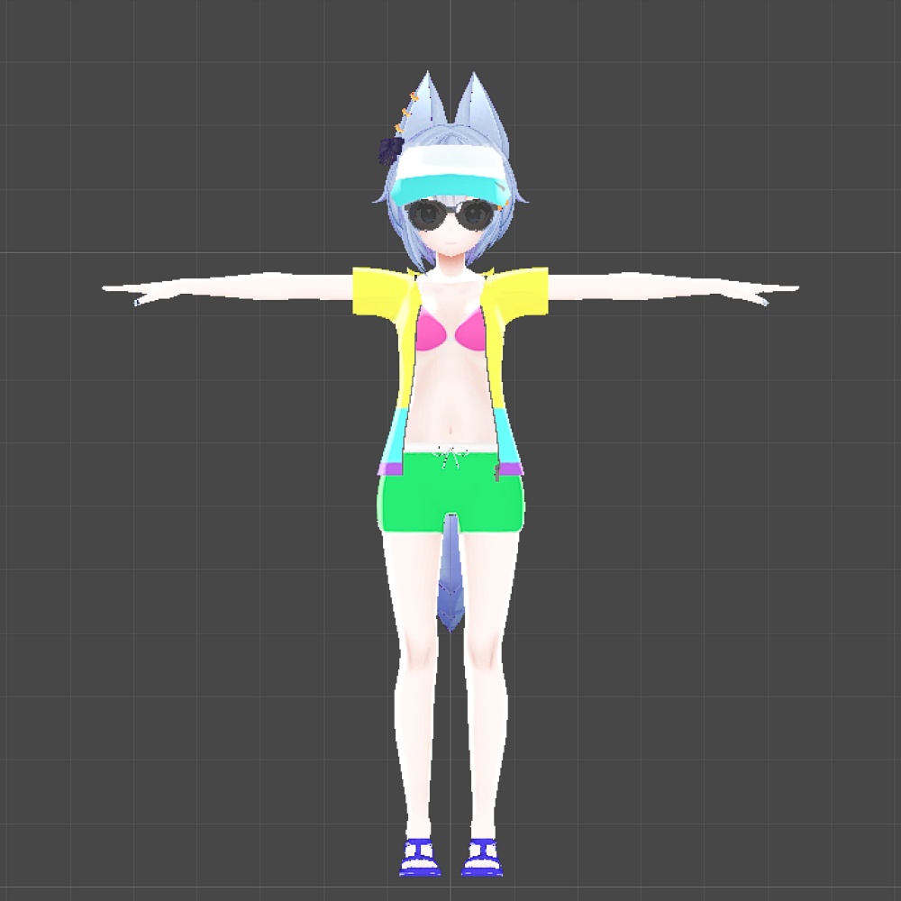 【シリウス用水着】トロピカルバカンス【SwimWear for Sirius】