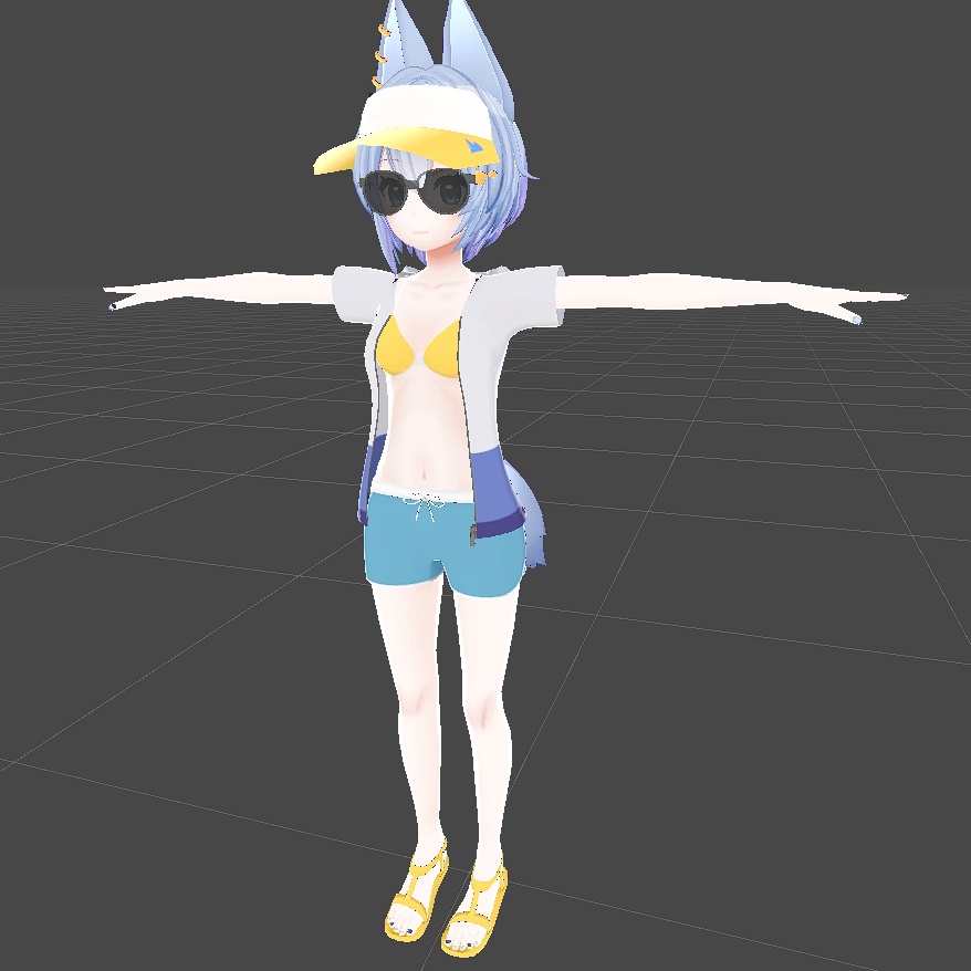 【シリウス用水着】トロピカルバカンス【SwimWear for Sirius】