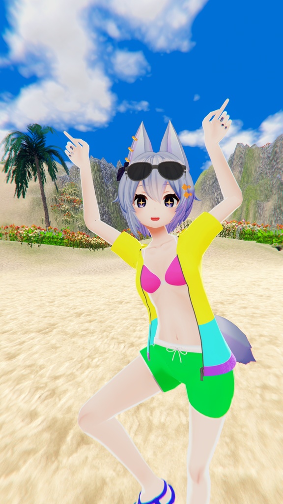 【シリウス用水着】トロピカルバカンス【SwimWear for Sirius】