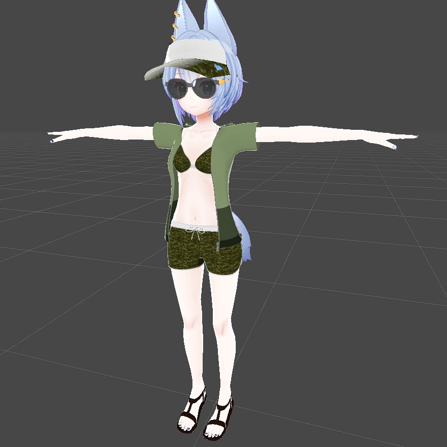 【シリウス用水着】トロピカルバカンス【SwimWear for Sirius】