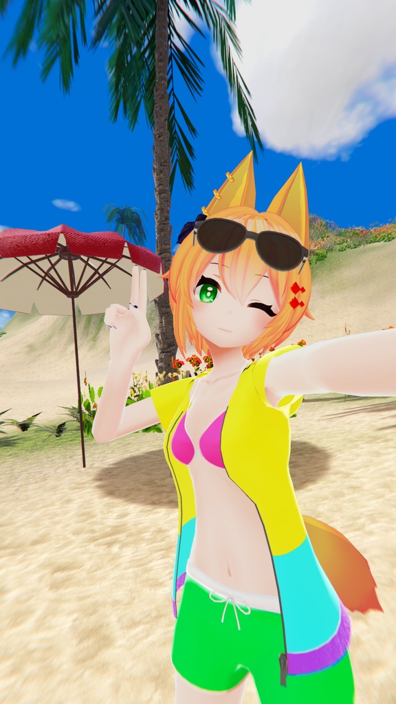 【シリウス用水着】トロピカルバカンス【SwimWear for Sirius】