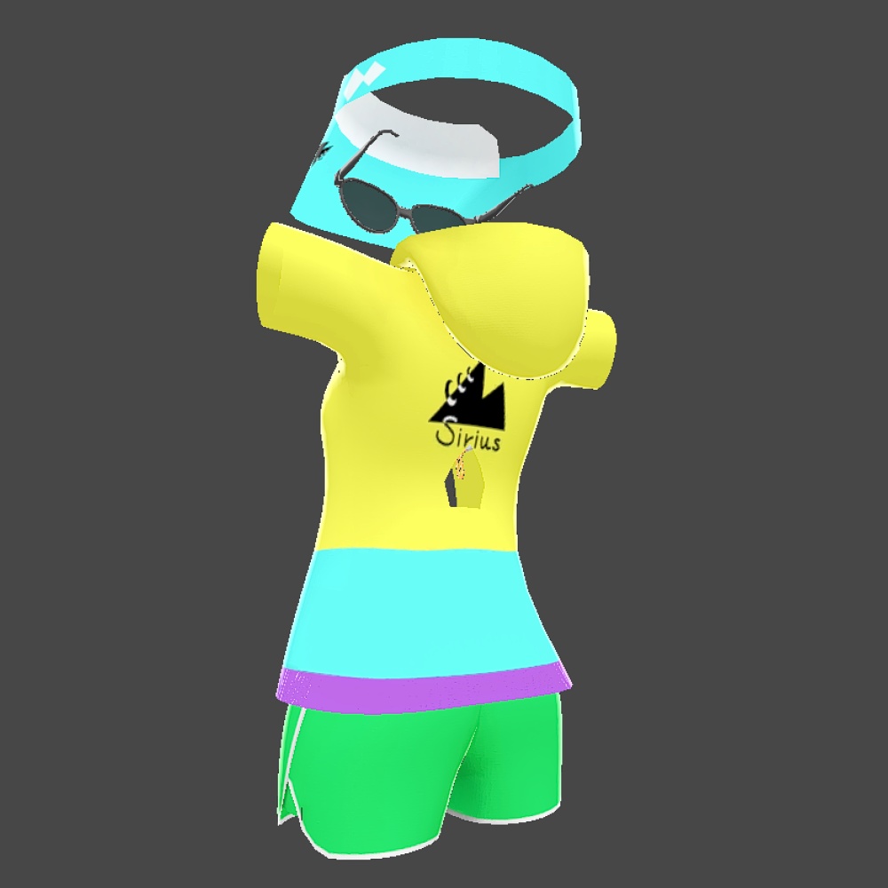 【シリウス用水着】トロピカルバカンス【SwimWear for Sirius】