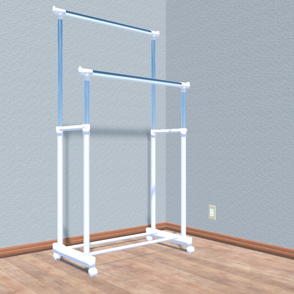 【3Dモデル】ハンガーラック