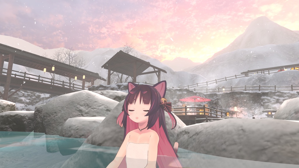 【猫山苗用衣装】バスタオル