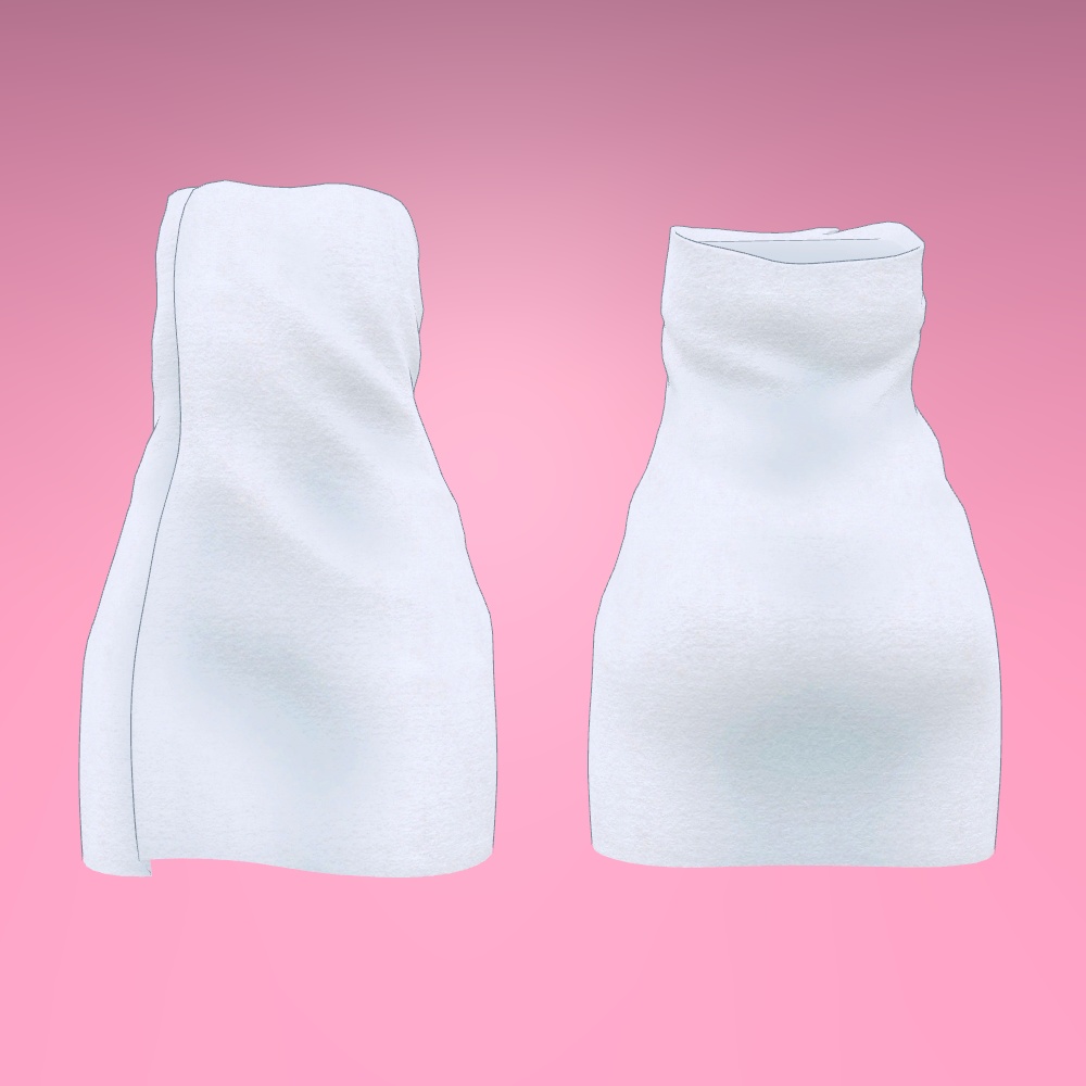 【猫山苗用衣装】バスタオル