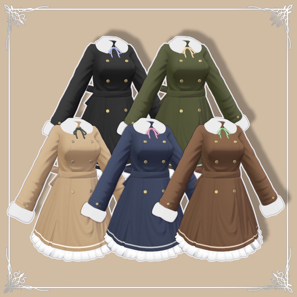 【桔梗用衣装】ウィンターコート