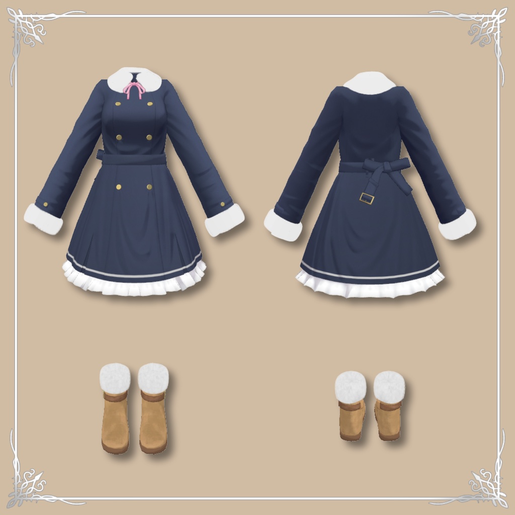 【桔梗用衣装】ウィンターコート