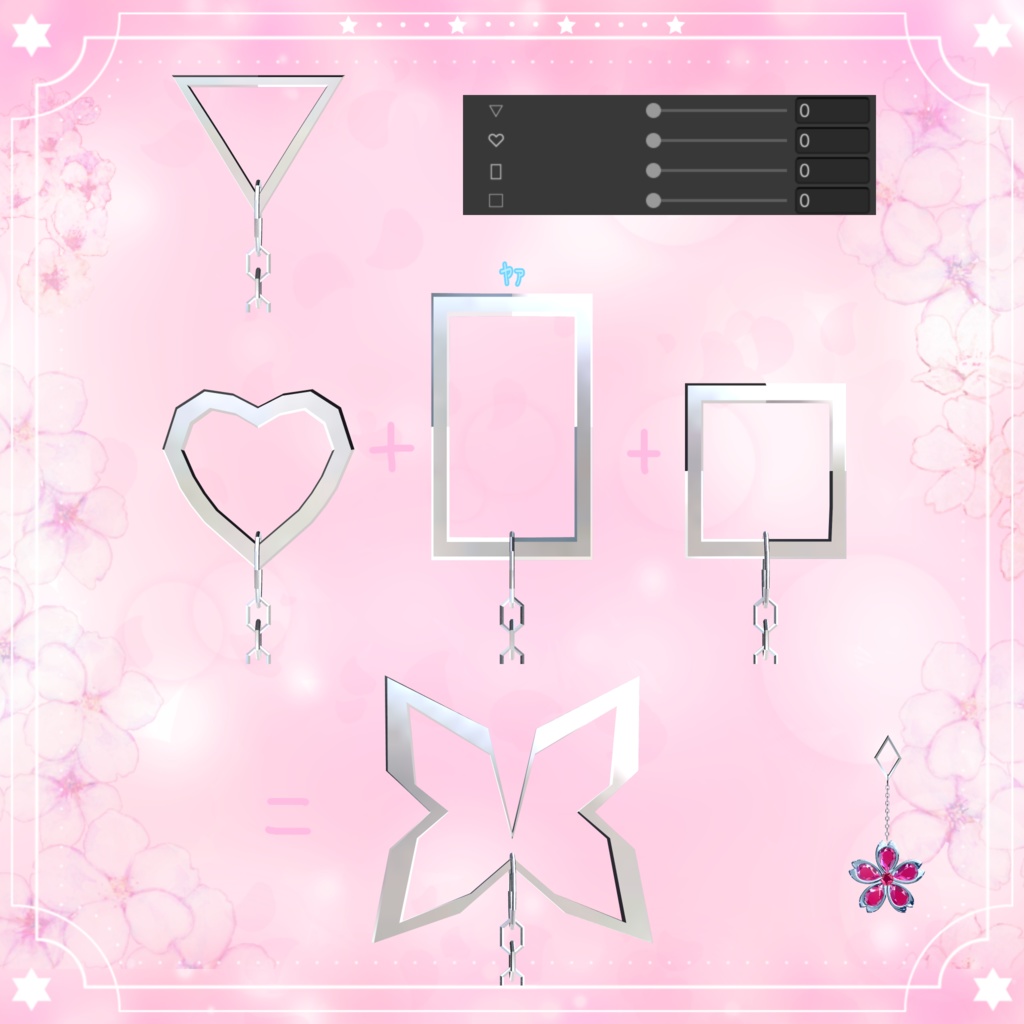 【桜🌸アクセサリー】17アバター対応✨PB