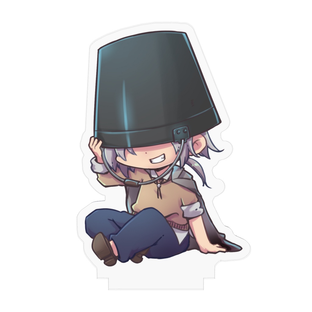 【顔無バケツ6周年&生誕祭】おすわりバケツ