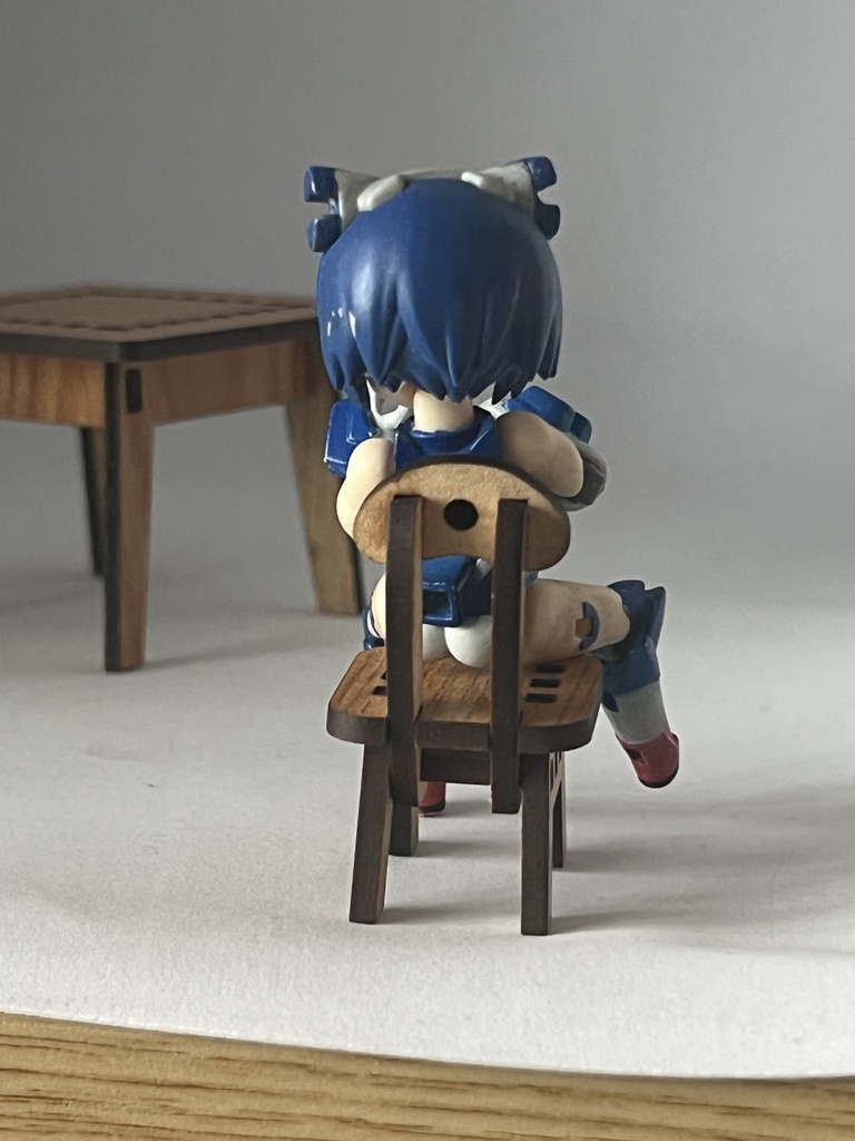 デスクトップアーミーサイズ テーブル&チェア2