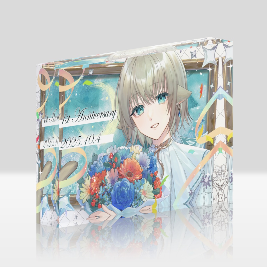 一周年記念イラスト　アクリルブロック