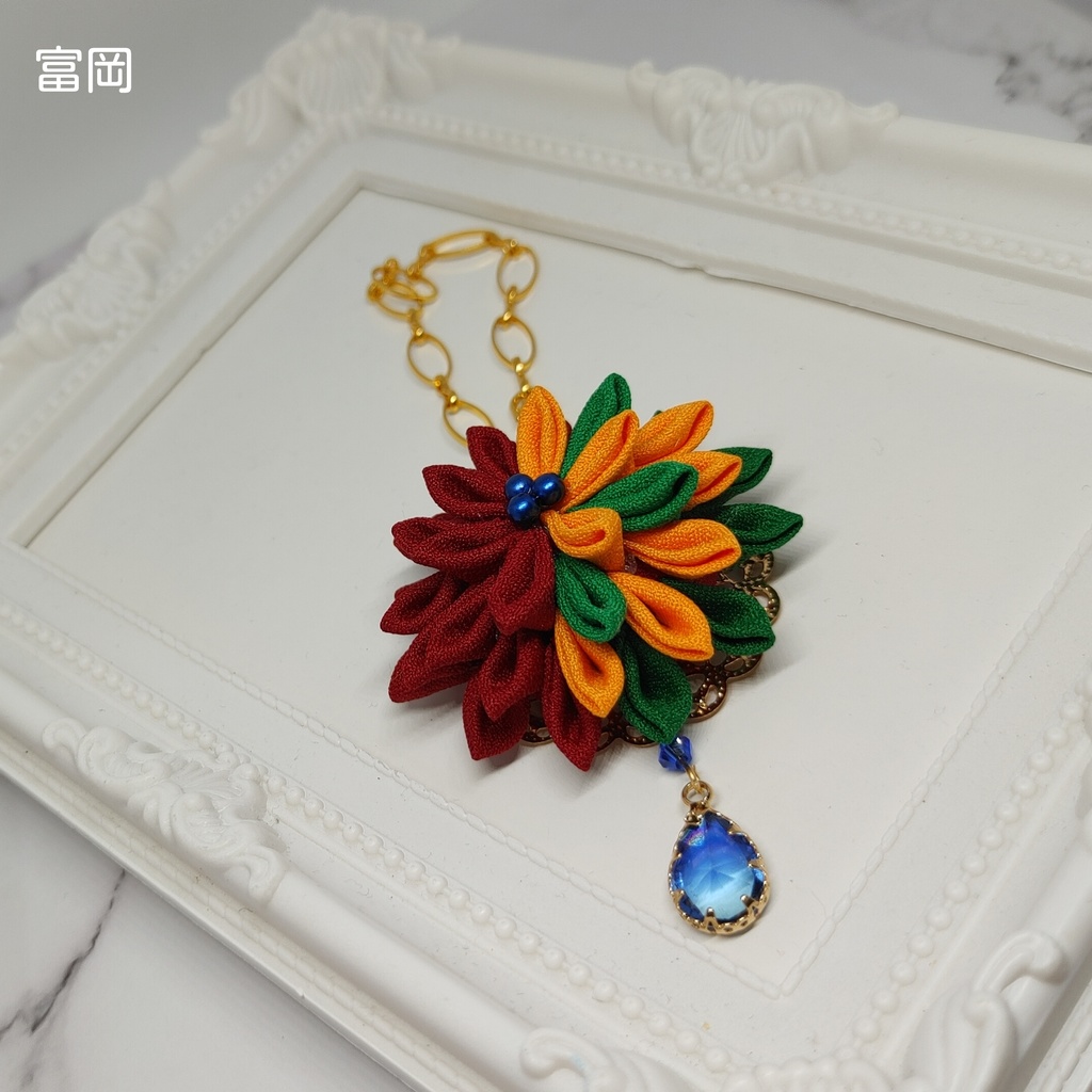 鬼滅キャラクターモチーフつまみ細工