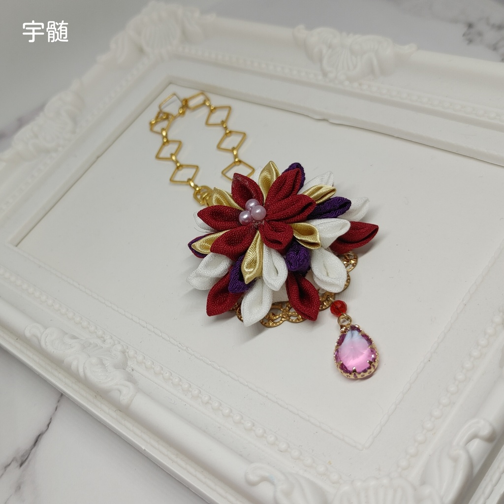 鬼滅キャラクターモチーフつまみ細工