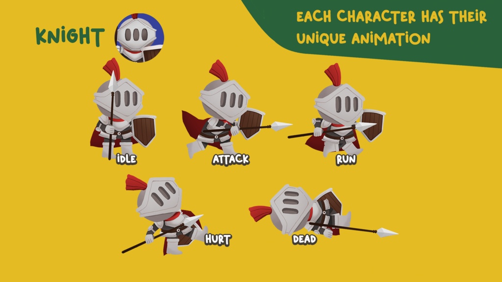 2D Spine Character Fantasy Cute Pack 1