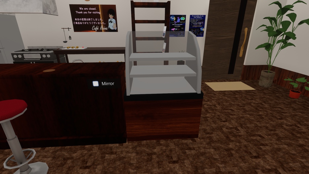 ケーキ棚 Cake Shelf【VRChat想定】