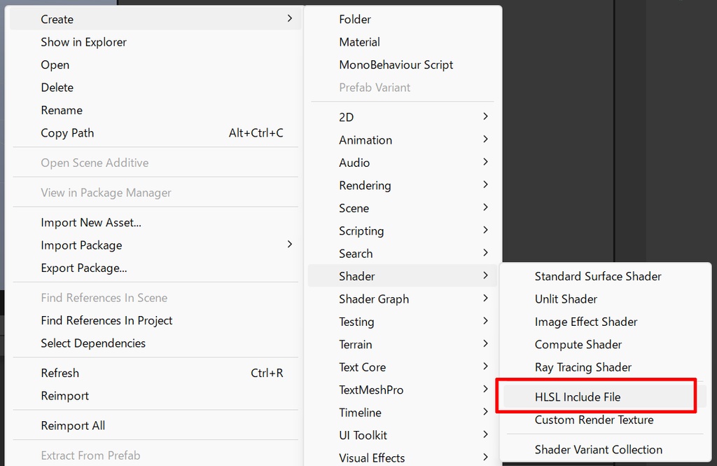 【Unity/エディタ拡張/Shader】HLSLFileCreator