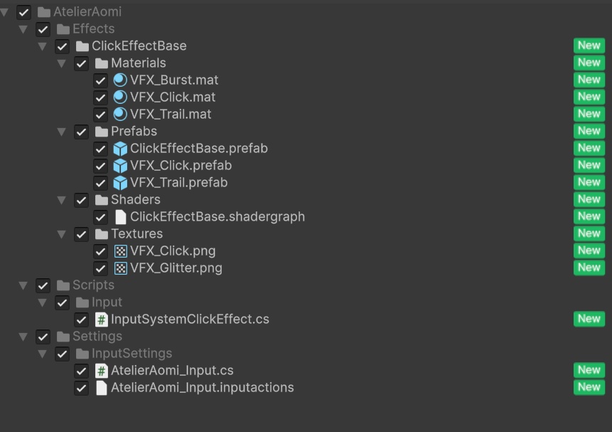 【Unity/VFX】ClickEffectBase -クリックエフェクトシステム-