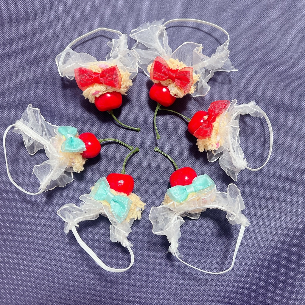 プリンヘッドドレス~さくらんぼを添えて~