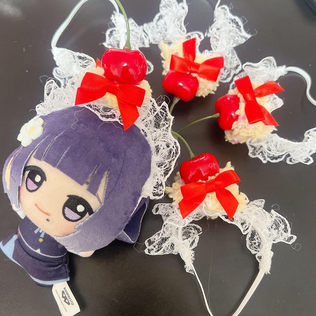 プリンヘッドドレス~さくらんぼを添えて~