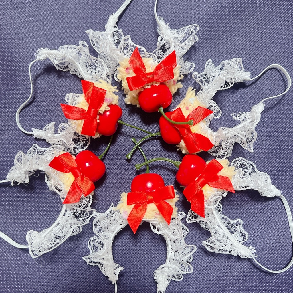 プリンヘッドドレス~さくらんぼを添えて~