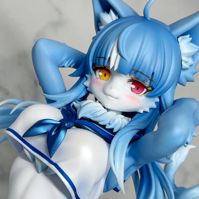 おまねこくん　セーラー水着Ver.（デカール付き）