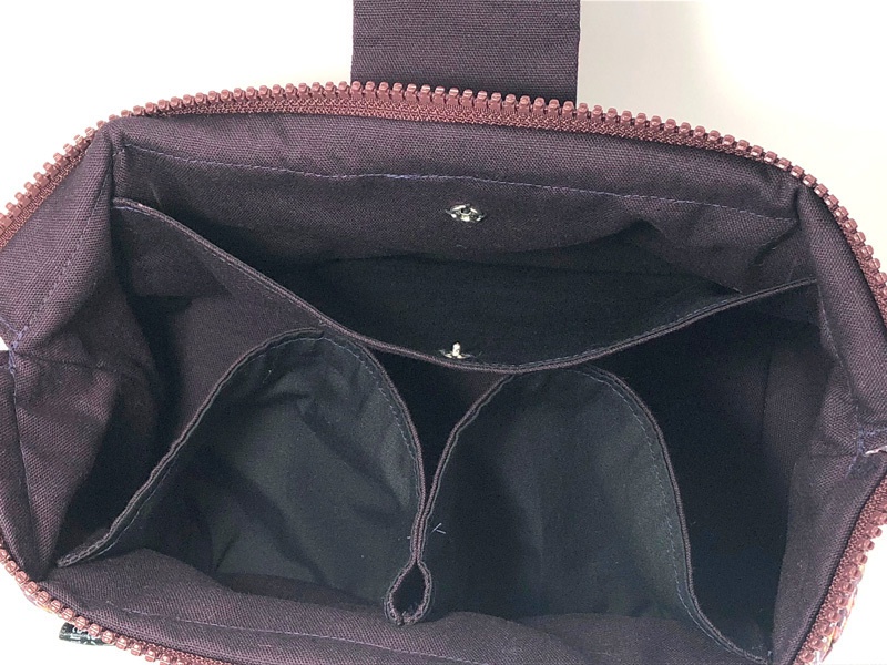 【会計ポーチ】ラベンダー花柄