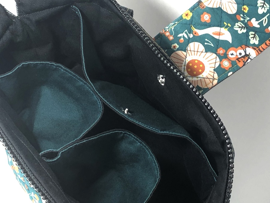 【会計ポーチ】トラ柄+デニム