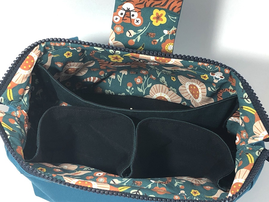 【会計ポーチ】ターコイズタイガー