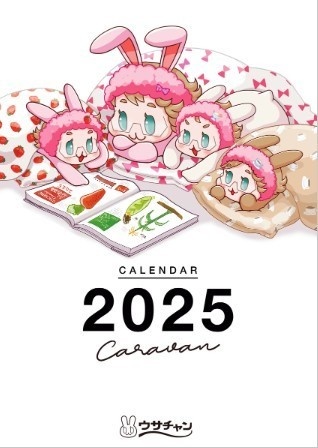 【だんだん割】ウサチャンカレンダー2025