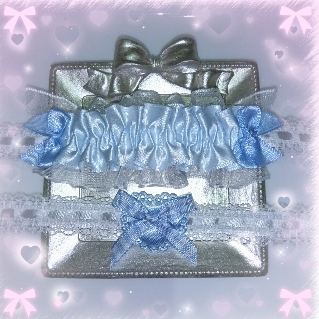 ピンク2点セット ヘッドドレス 10-12cm用 リボン❤