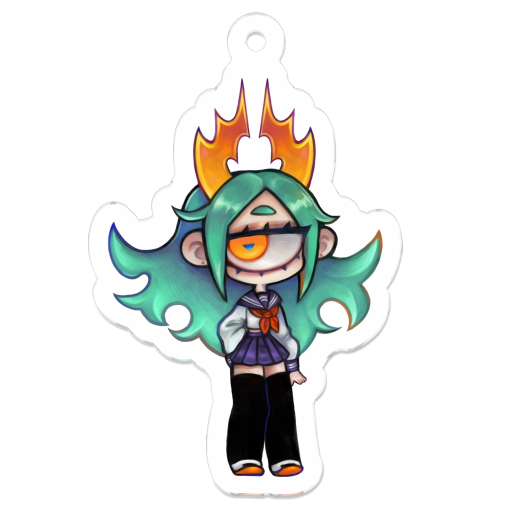 単眼ちゃんアクリルキーホルダー