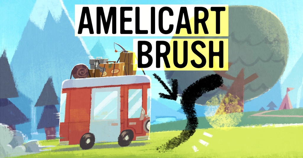 Amelicart Brush 2022 | Free for Commercial Use　ア・メリカブラシ2022 | 商用利用可