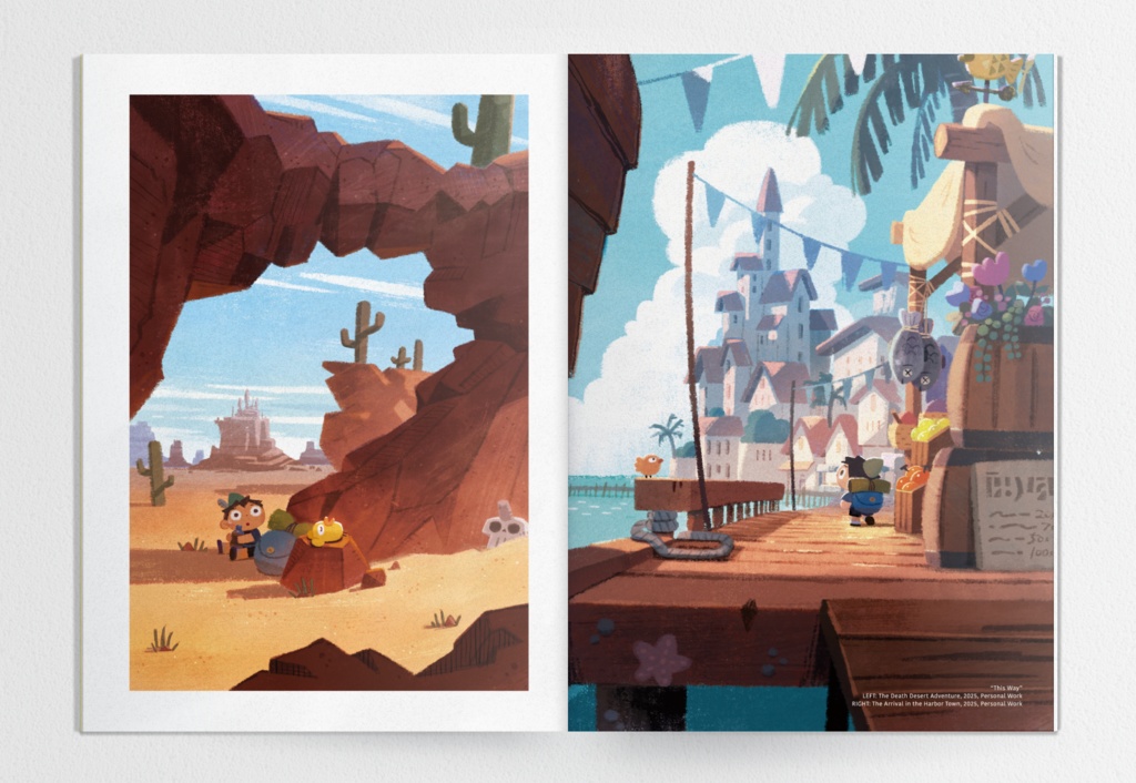 「The Little Journeys」Amelicart Artbook/ ア・メリカ画集