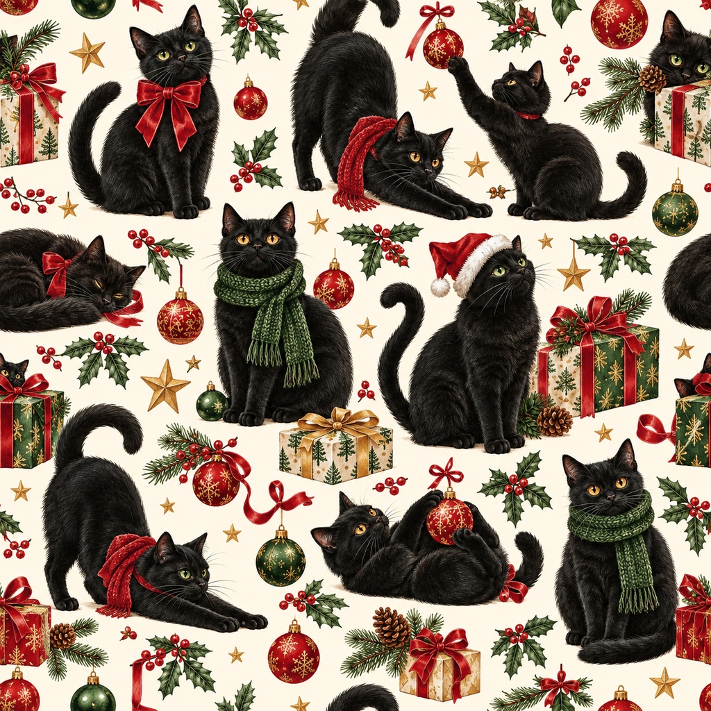 Christmas Printable Origami Paper | 4 Designs, 15×15cm PDF | クリスマス 印刷用折り紙|15cm正方形・4柄セット