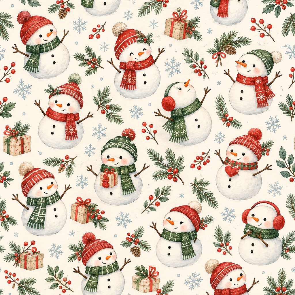 Christmas Printable Origami Paper | 4 Designs, 15×15cm PDF | クリスマス 印刷用折り紙|15cm正方形・4柄セット