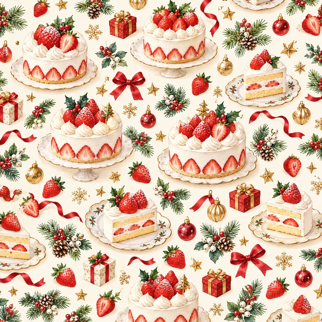 Christmas Printable Origami Paper | 4 Designs, 15×15cm PDF | クリスマス 印刷用折り紙|15cm正方形・4柄セット