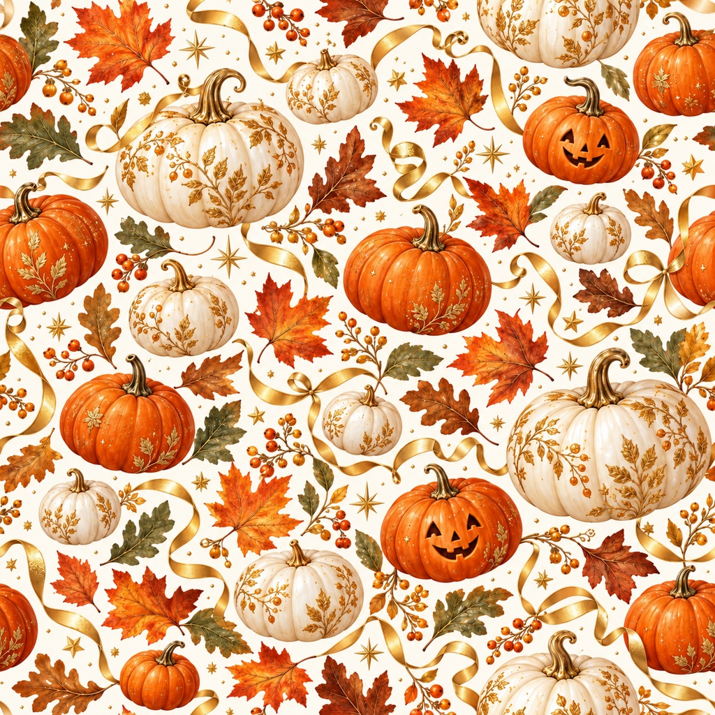 Halloween Digital Paper|ハロウィン デジタルペーパー|4柄×各6枚・24枚セット|30×30cm