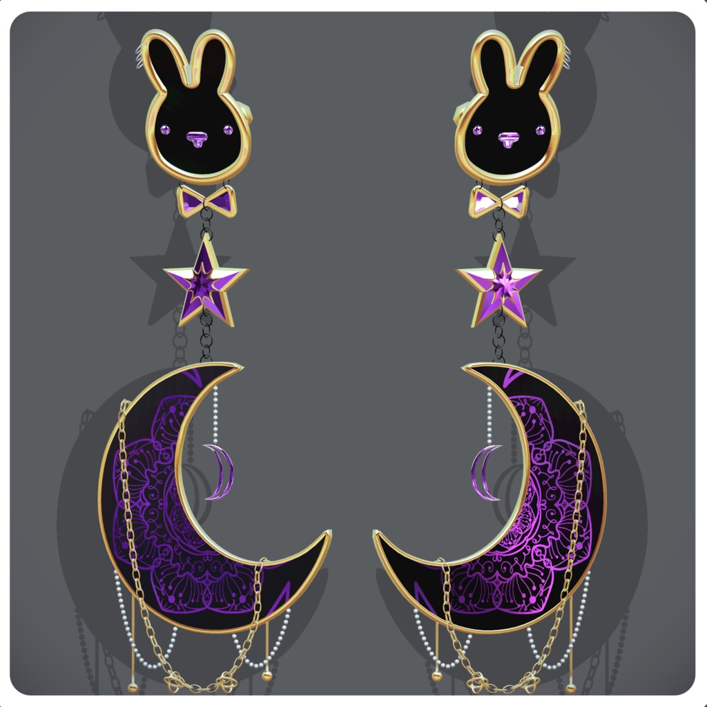 BunShine Earring / 兔螢耳飾