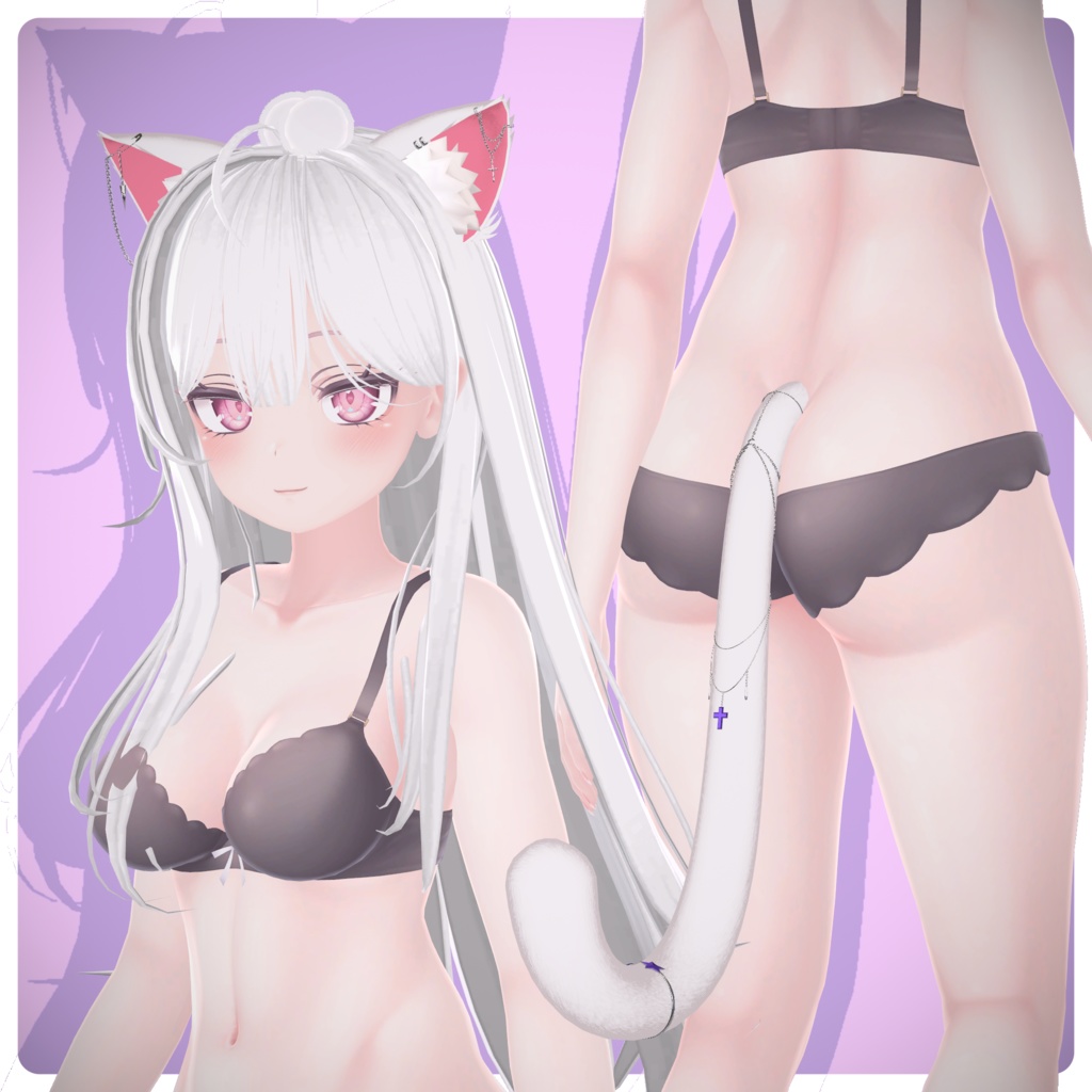 PuppetCat Ears/Tail Set 布偶貓の耳/尾