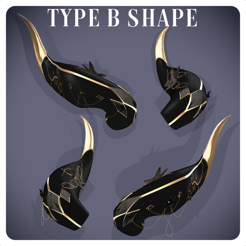 「RoyalGold」 Horns / 貴金の角