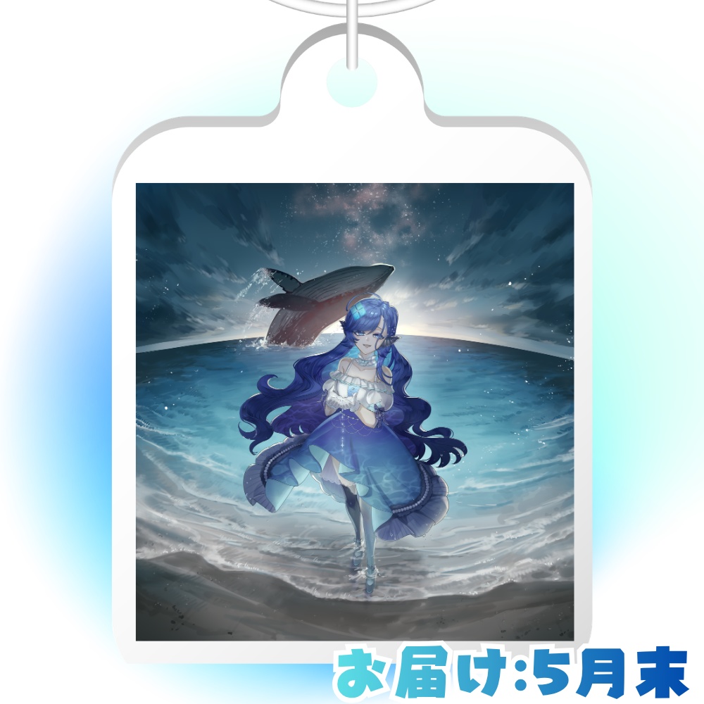 【アクキー】誕生日ビジュアルアクリルキーホルダー【めあともえクリア名刺付き】