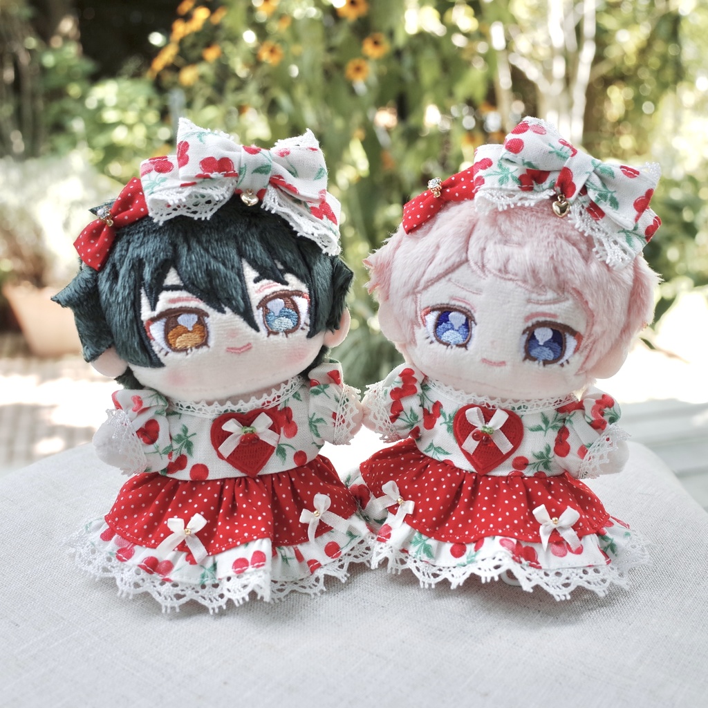 さくらんぼドレス【12cmぬいサイズ】