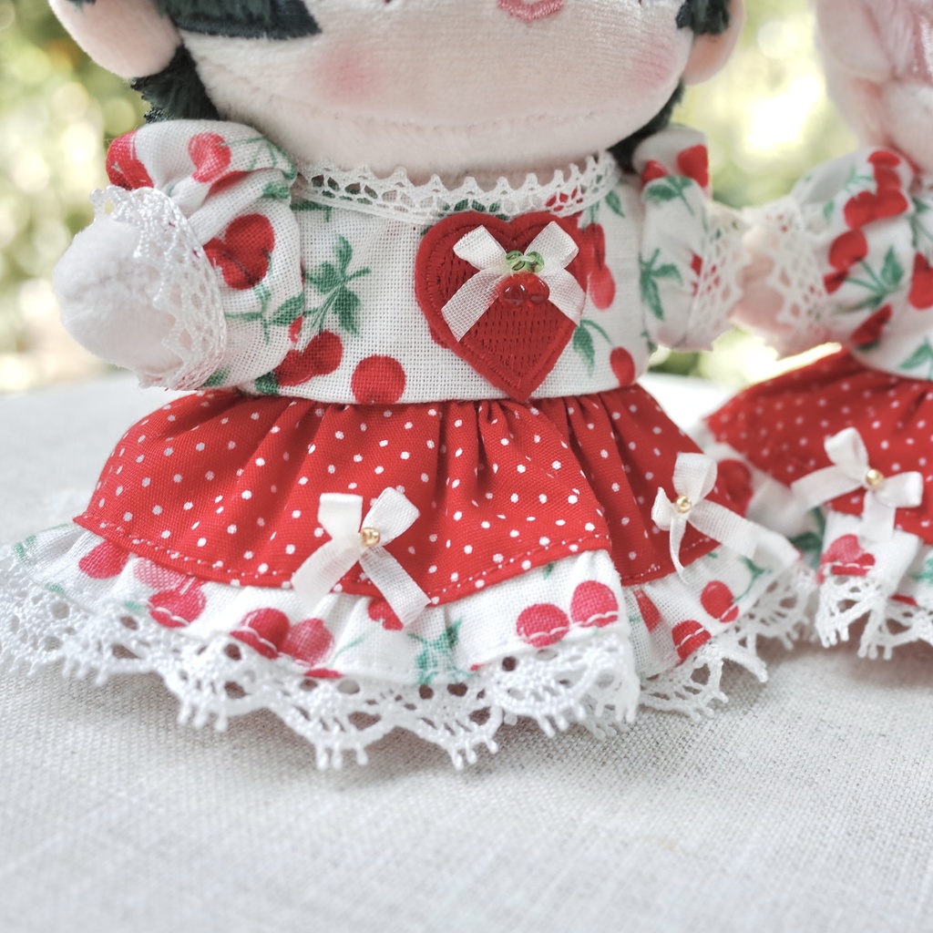 さくらんぼドレス【12cmぬいサイズ】