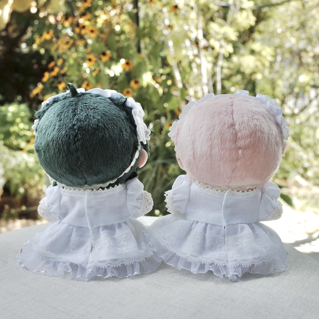 ピュアホワイトなドレス【12cmぬいサイズ】