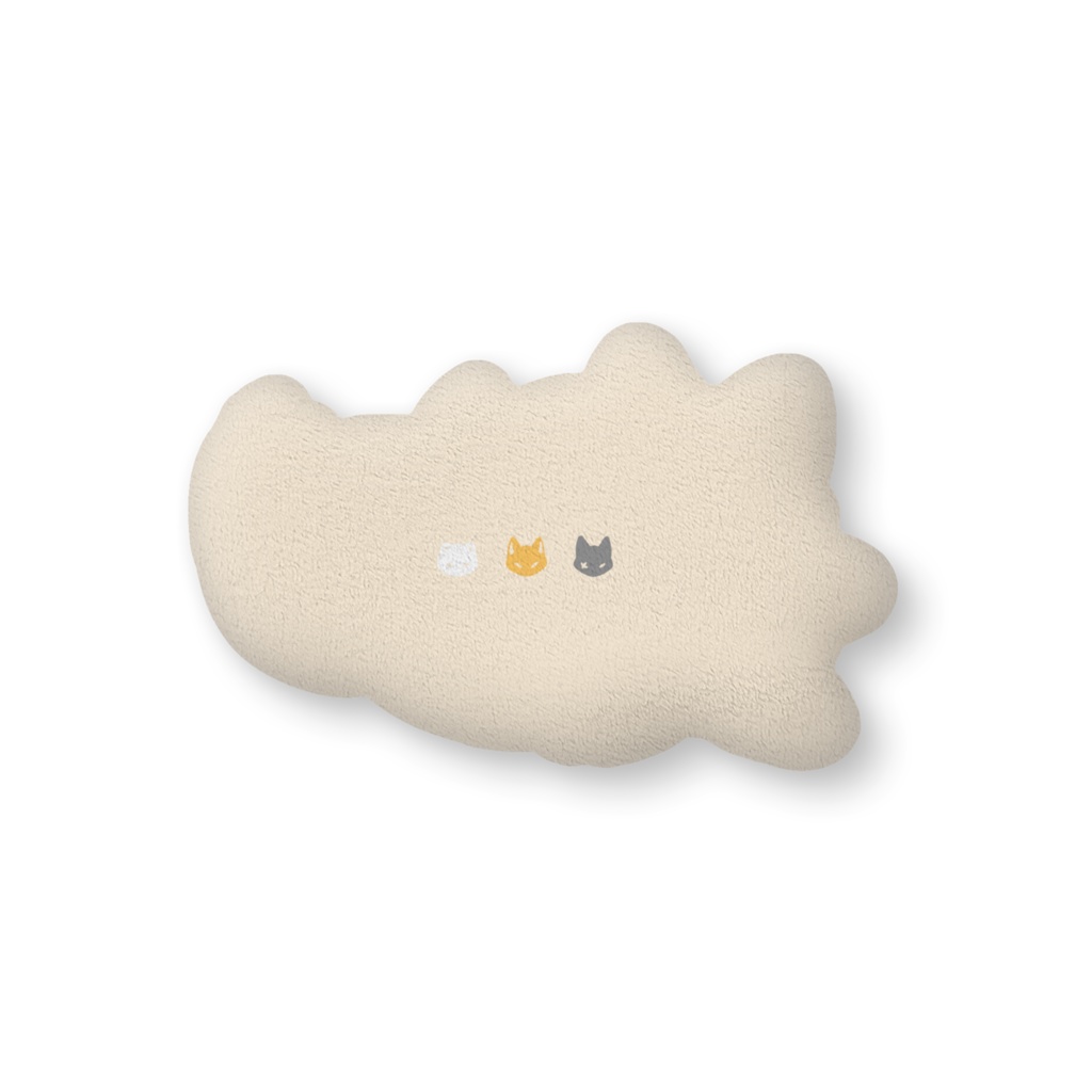 短足きつねのふかふかクッション