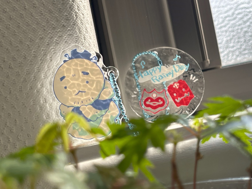 W聆牙キーホルダー