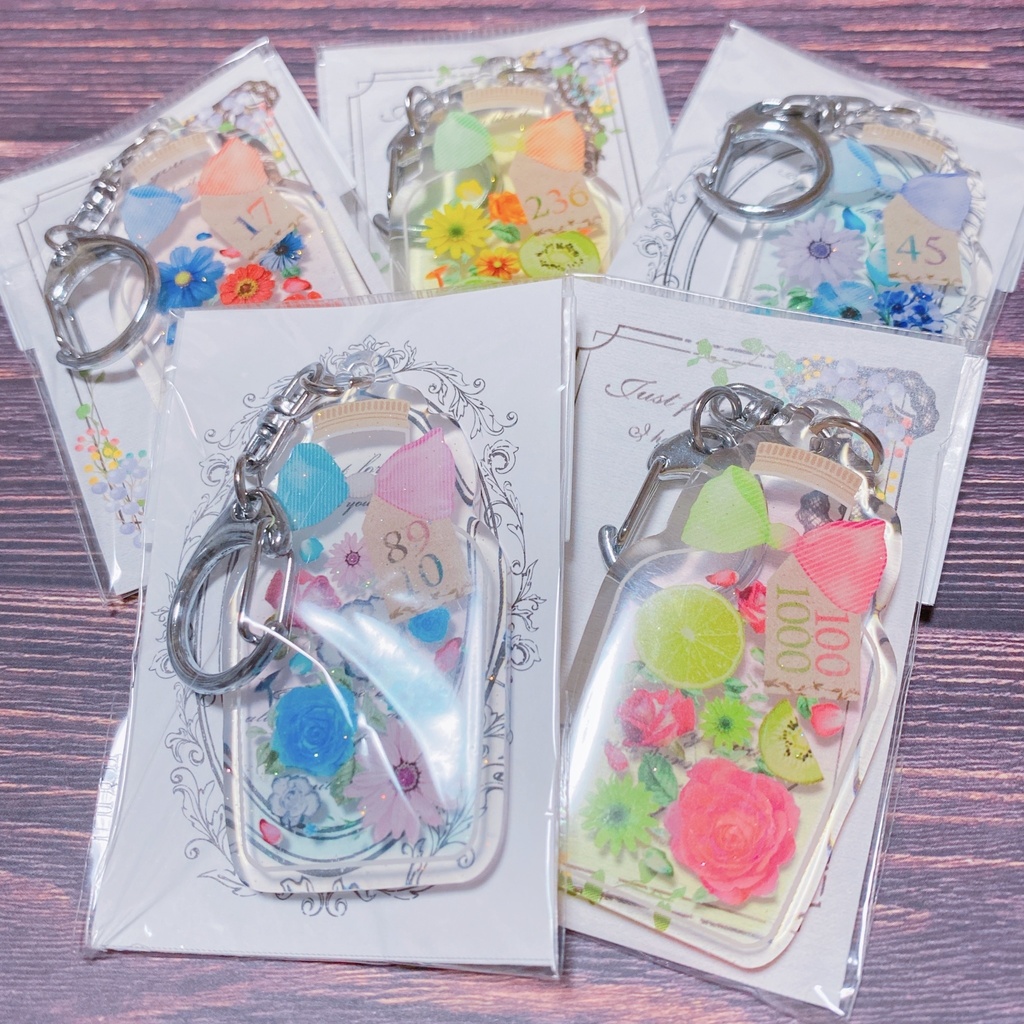 ユニット別★ハーバリウム風アクリルキーホルダー
