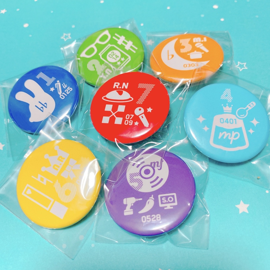 ★IDOLiSH7★キャラ別イメージ缶バッジ