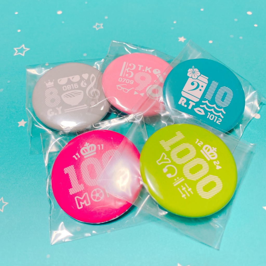 ★TRIGGER&Re:vale★キャラ別イメージ缶バッジ